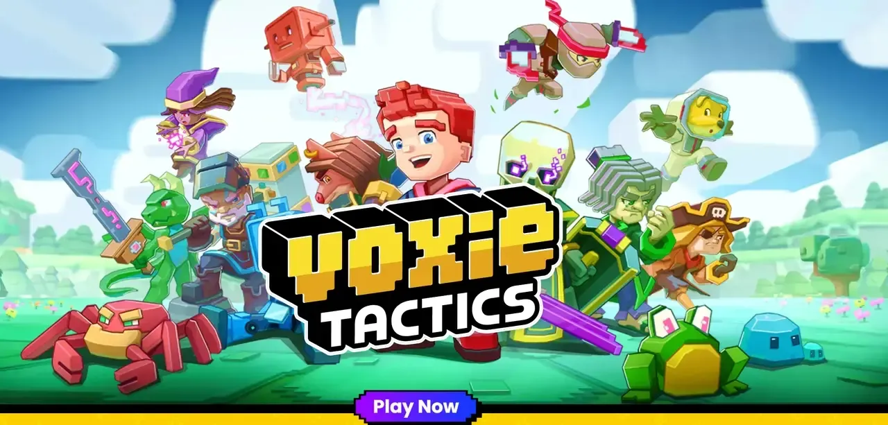 詳細なピクセル風RPGチェーンゲーム Voxies Tactics