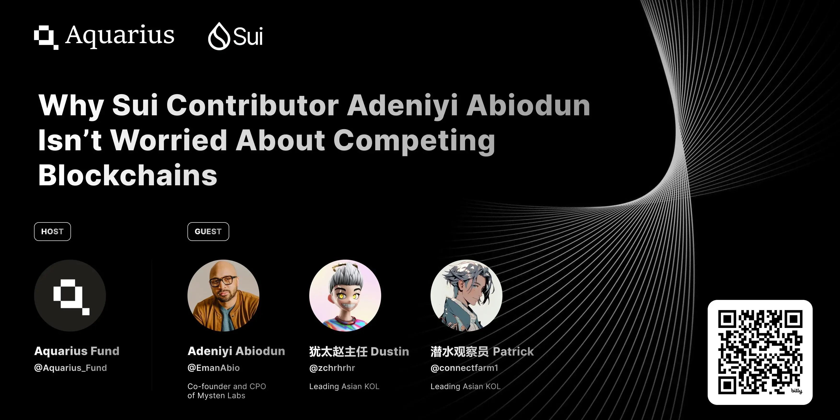 中文区KOL专访Sui联合创始人Adeniyi Abiodun：我们并不担心其他链带来的竞争