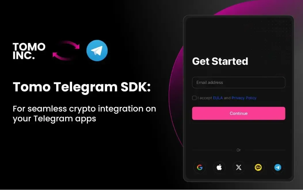 Tomo Telegram SDK：為 dApp 解鎖 9 億 Telegram 用戶的錢包接入方案