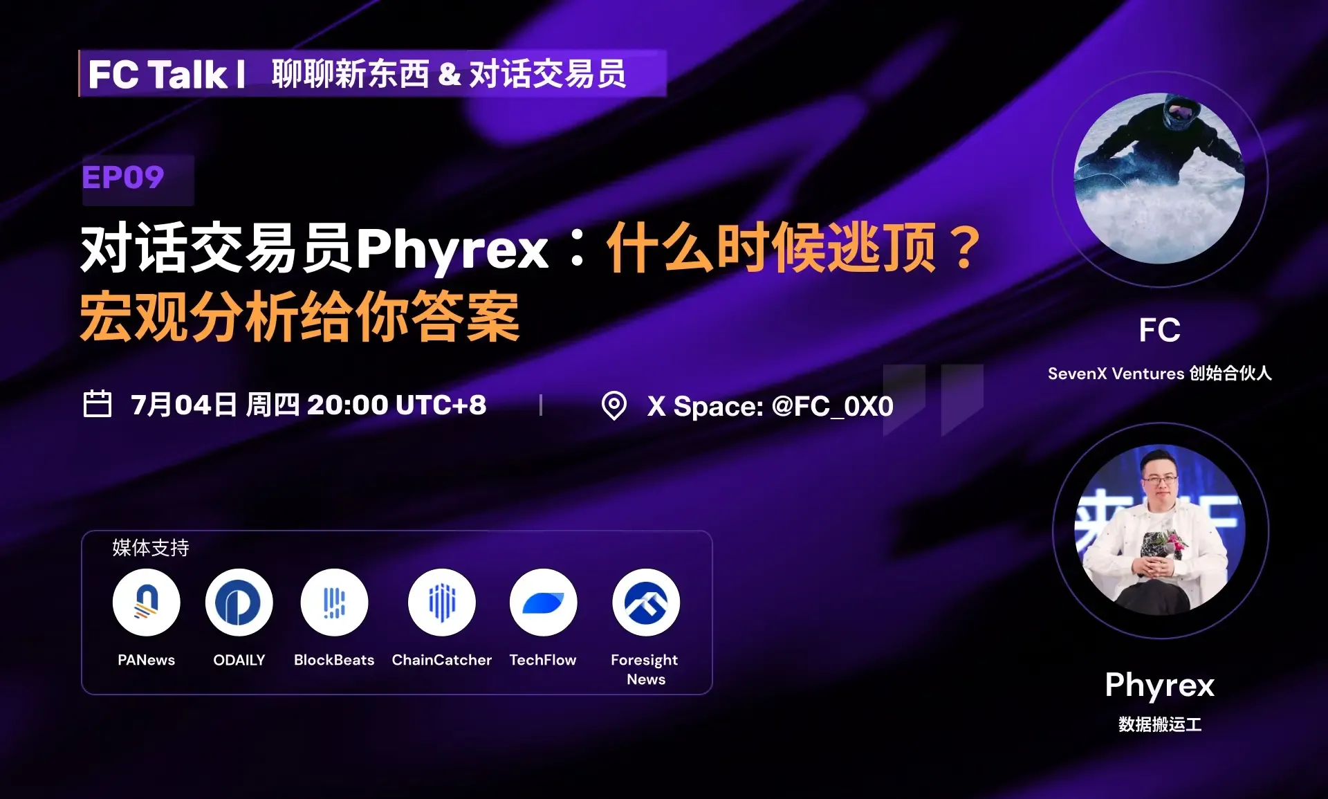 对话知名KOL Phyrex：什么时候逃顶？宏观分析给你答案