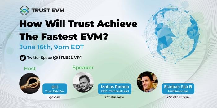 Becoming the best-performing EVM, the ambition of Trust EVM