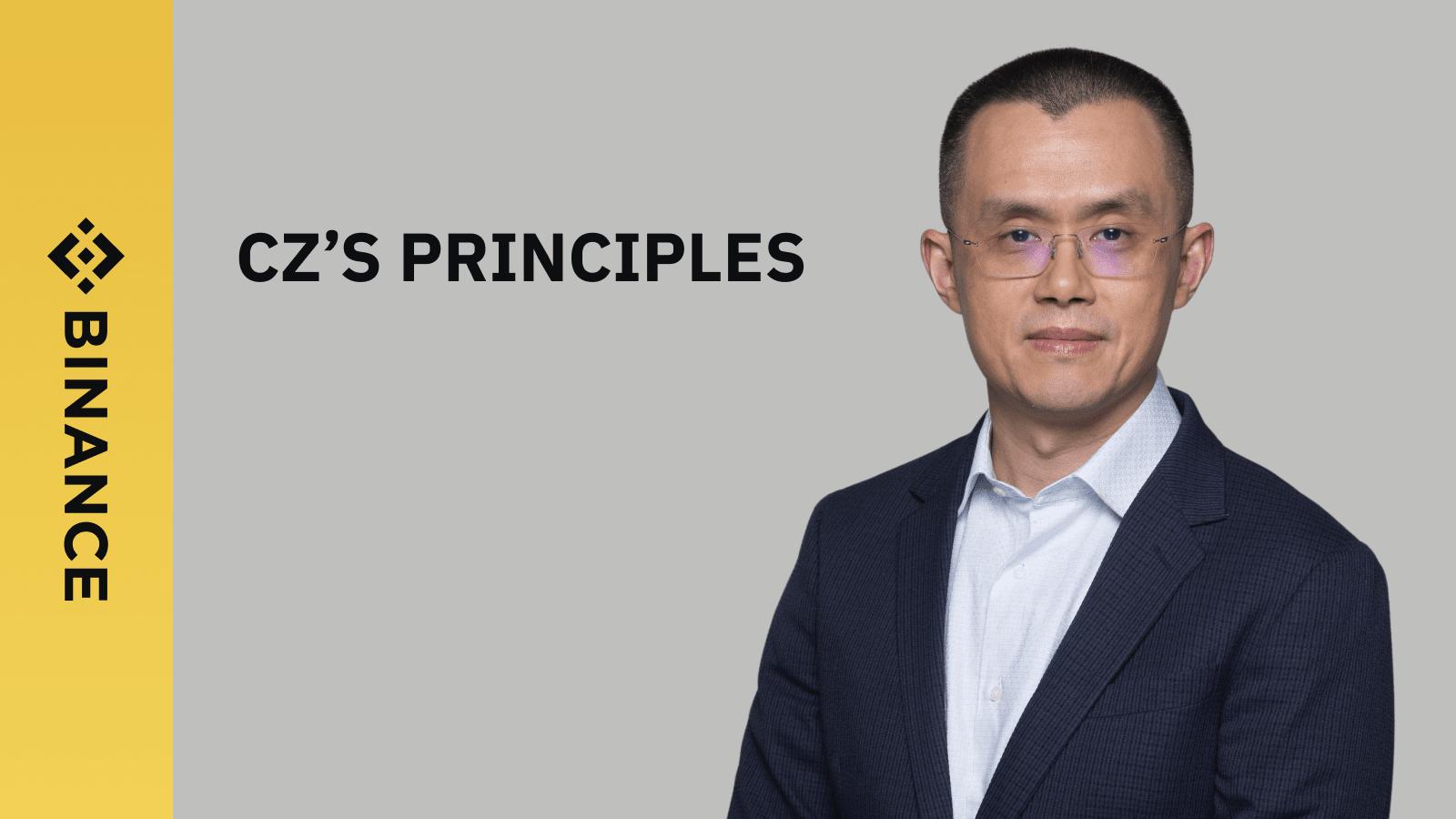 Zhao Changpeng's 15 Principles