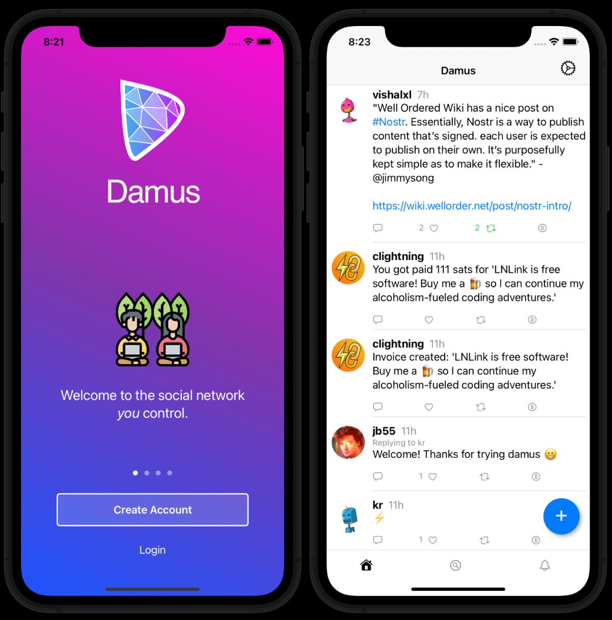 获推特创始人认可、基于社媒协议 Nostr 的 Damus，有望引爆 Web3 新社交吗？