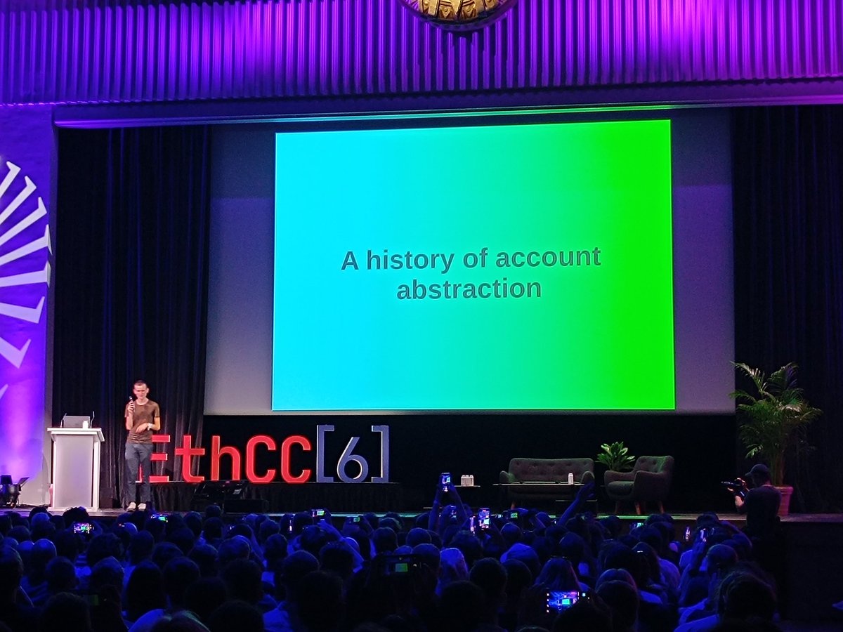 Vitalik EthCC Speech Summary: Account Abstraction Makes Managing Crypto Wallets as Easy as Email