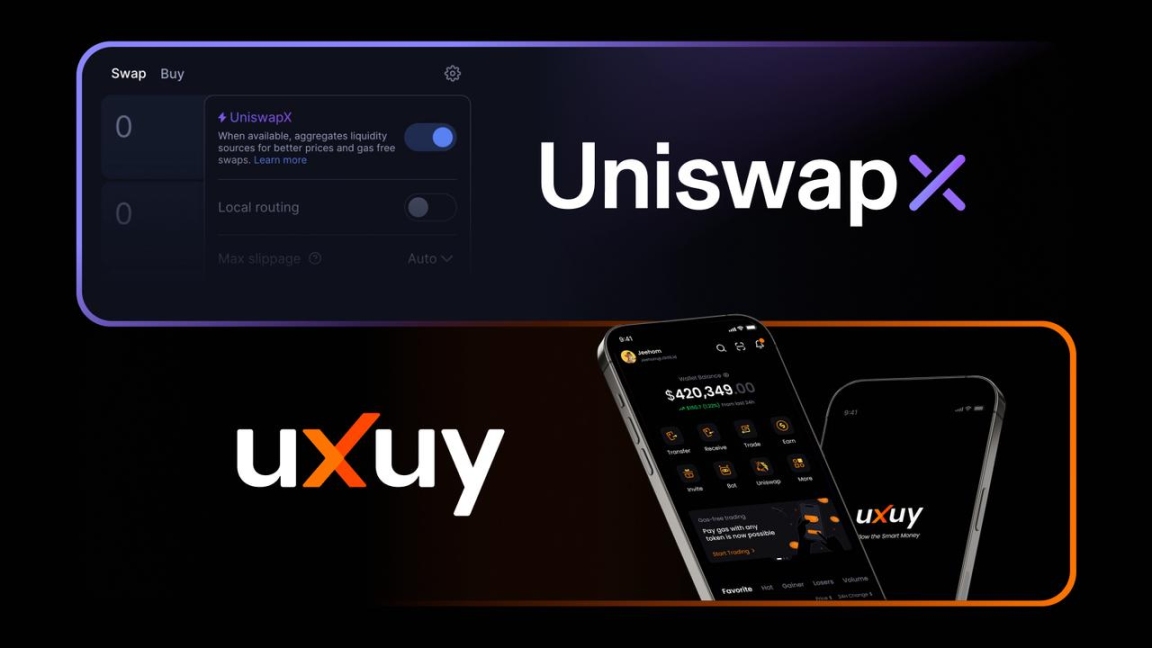 UniswapX and UXUY share a common goal but take different paths