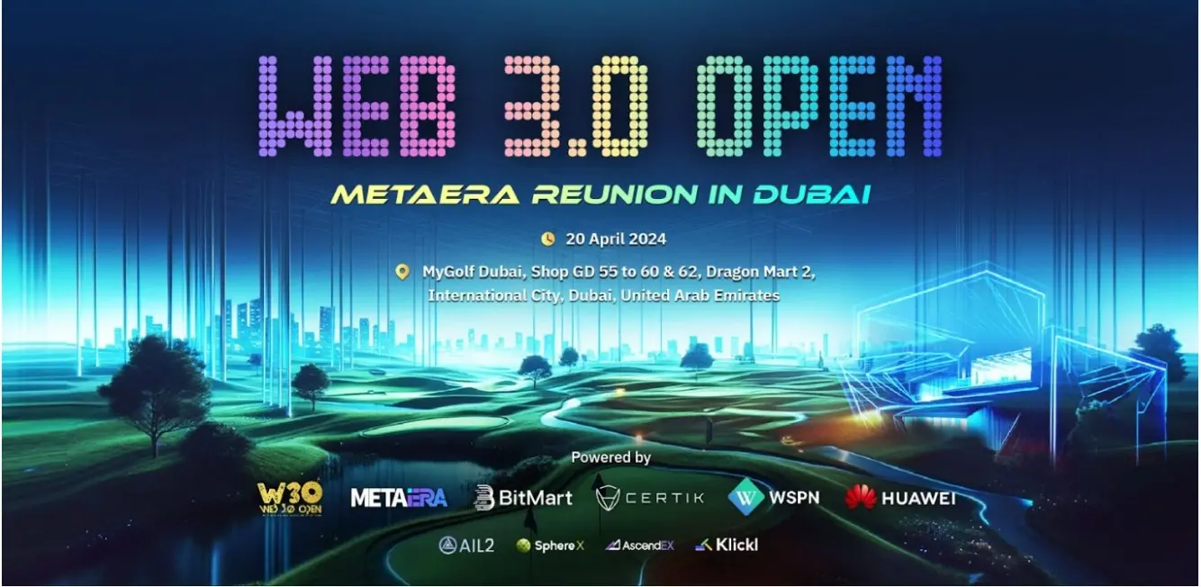 Meta Era announced the hosting of a high-end Web3.0 industry golf-themed event during TOKEN2049