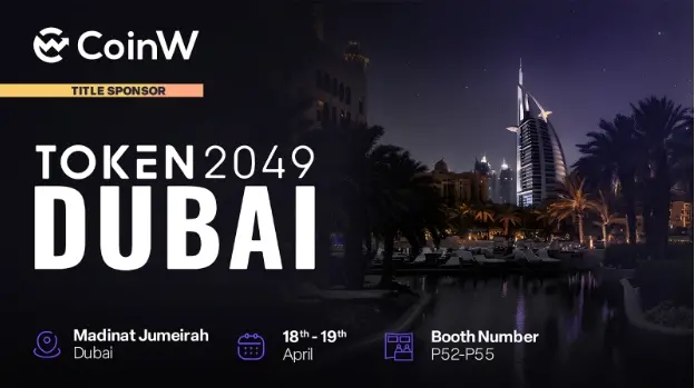 CoinW announces its participation as a title sponsor at TOKEN2049 Dubai