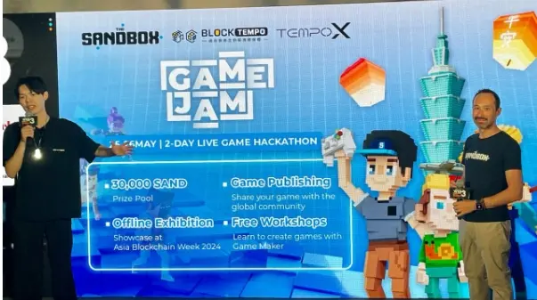 The Sandbox가 동구역과 손잡고 'Game Jam' 게임 해커톤 참가 신청을 열었습니다. 참가 팀은 아시아 지역 블록체인 정상 회의에서 발표할 예정입니다