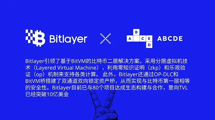 ABCDE：なぜ私たちはBitlayerに投資するのか