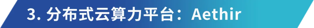 详解Aethir ：兼具三重赛道的去中心化云计算实力玩家