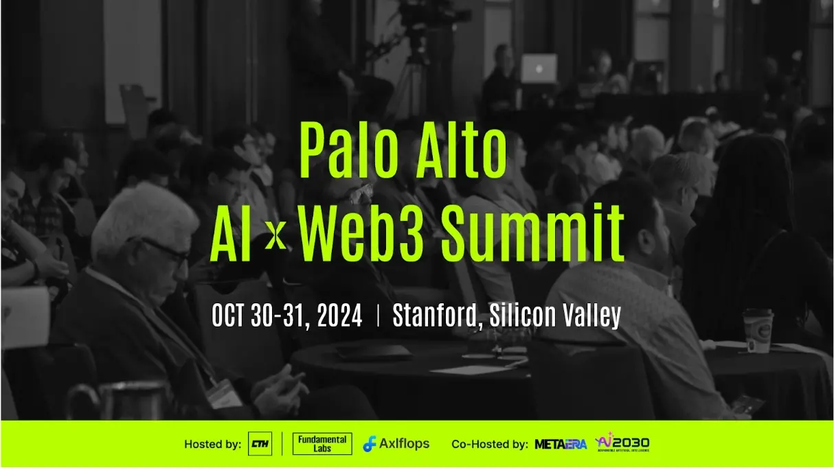 The Palo Alto AI x Web3 Summit will debut this October at Stanford University: CTH Group and Meta Era join forces to lead the industry's integration pioneers