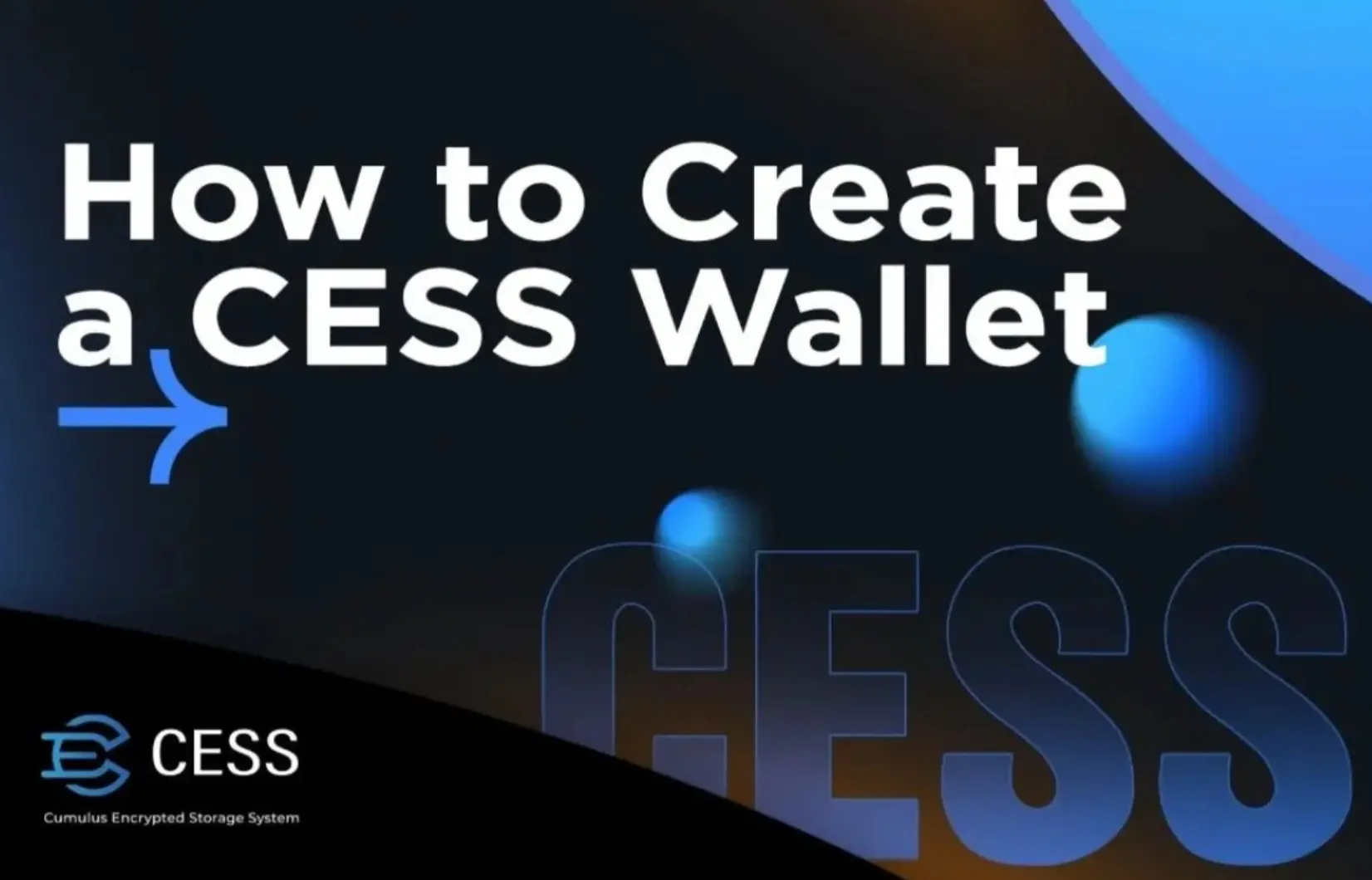 CESS Tutorial Series: How to Create a CESS Wallet