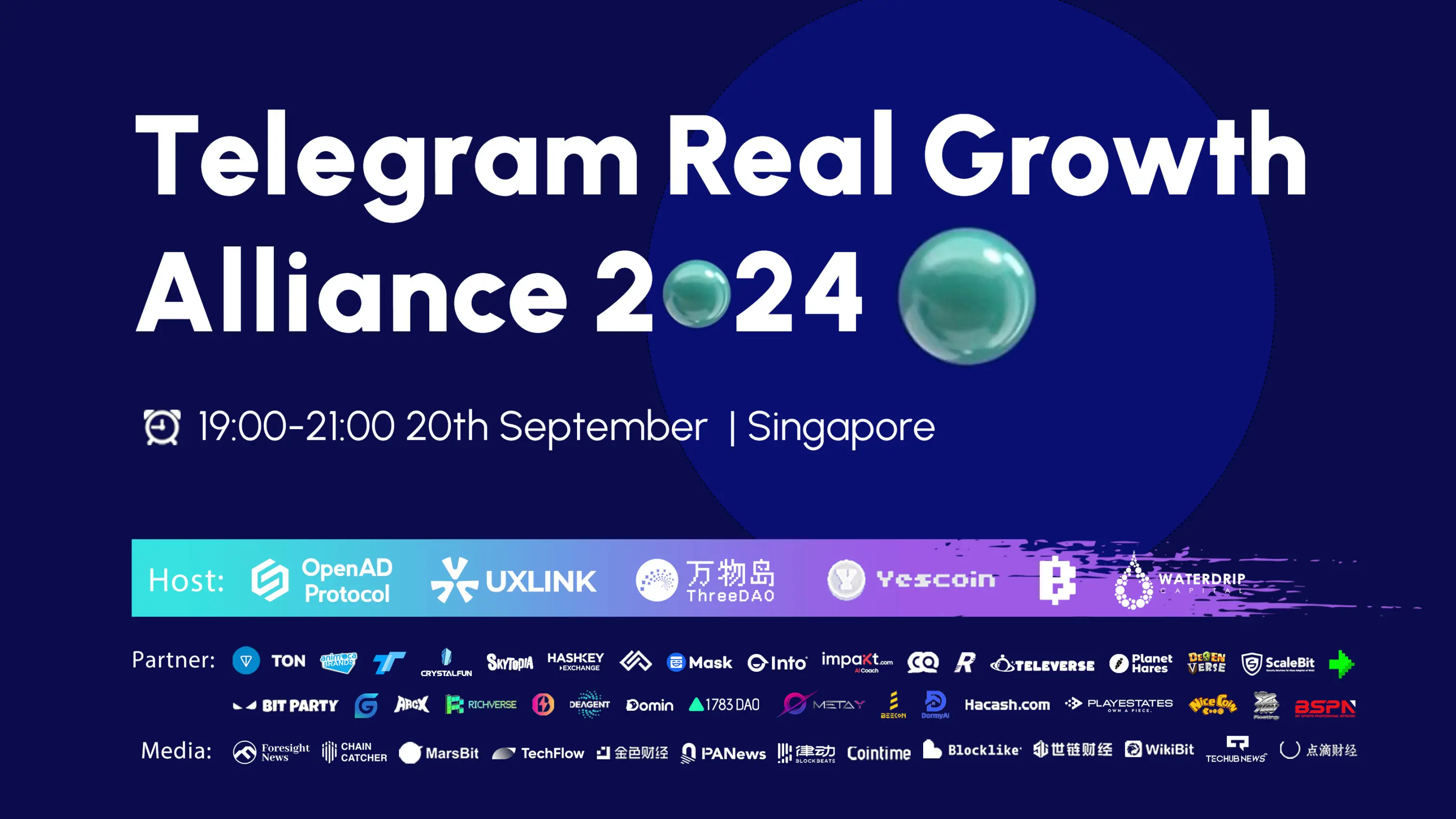 首の真の成長連合 Real Growth Alliance は 9.20 にシンガポールで発表されました。