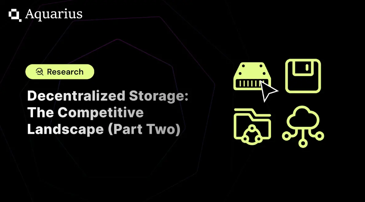 Decentralized Storage: Competitive Landscape