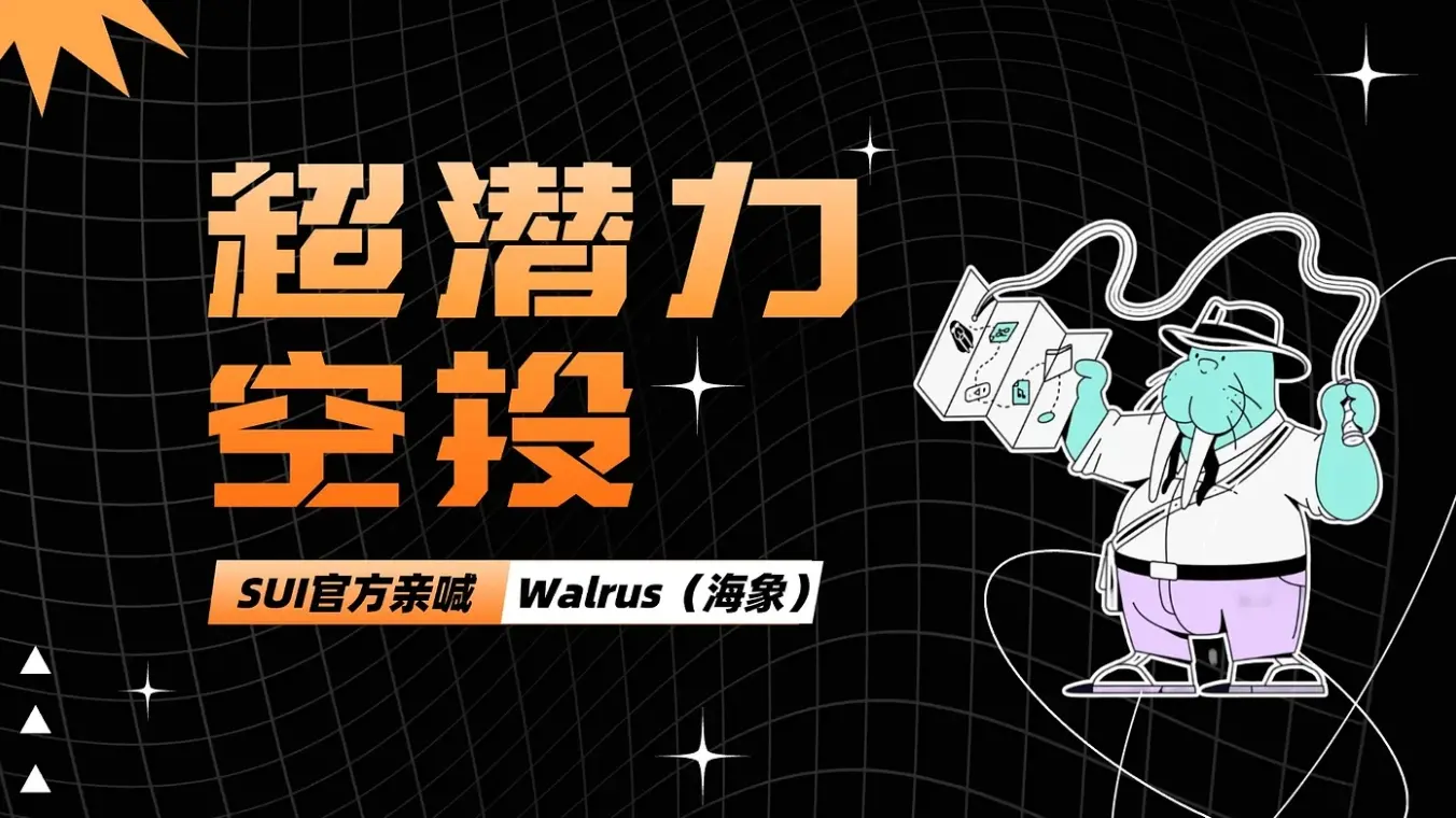 加密狗整編空投第325篇:Walrus（海象）測試網空投教程（SUI親喊）