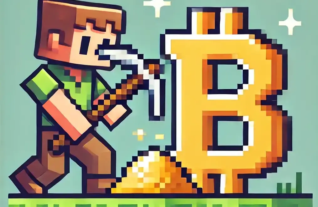 Played "Minecraft" for 1 hour and earned 1 BTC?