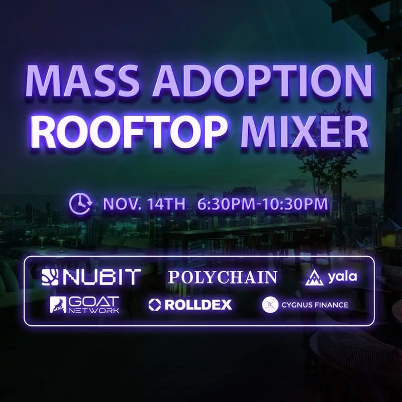 Cover Image for Devcon Mass Adoption Rooftop Mixer