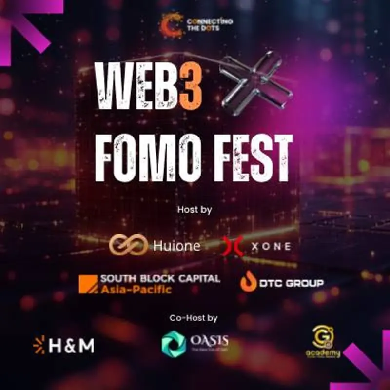 Cover Image for WEB3 FOMO Fest At Space Plus Bangkok By DTC Group, SBCA, & Xone Chain