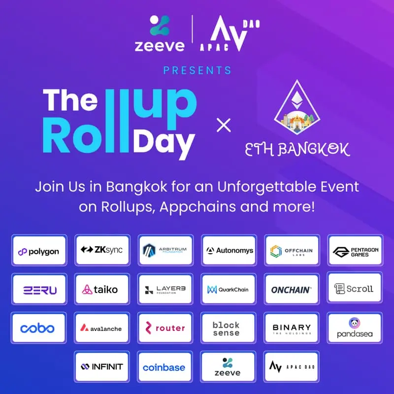 Cover Image for Zeeve Rollup Day X ETH Bangkok (Devcon)