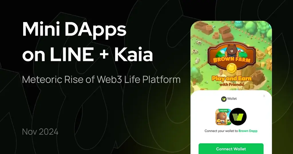 LINE+Kaia 上的 Mini Dapps：让 Web3 生活平台快速崛起