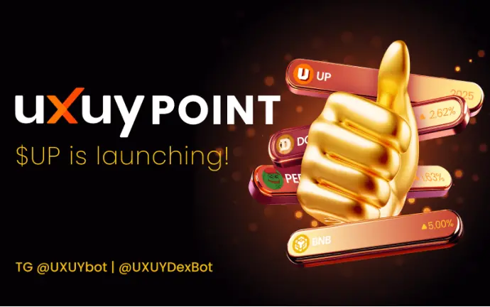 UXUY officially launches the UXUY Point (UP) reward program to promote DEX trading