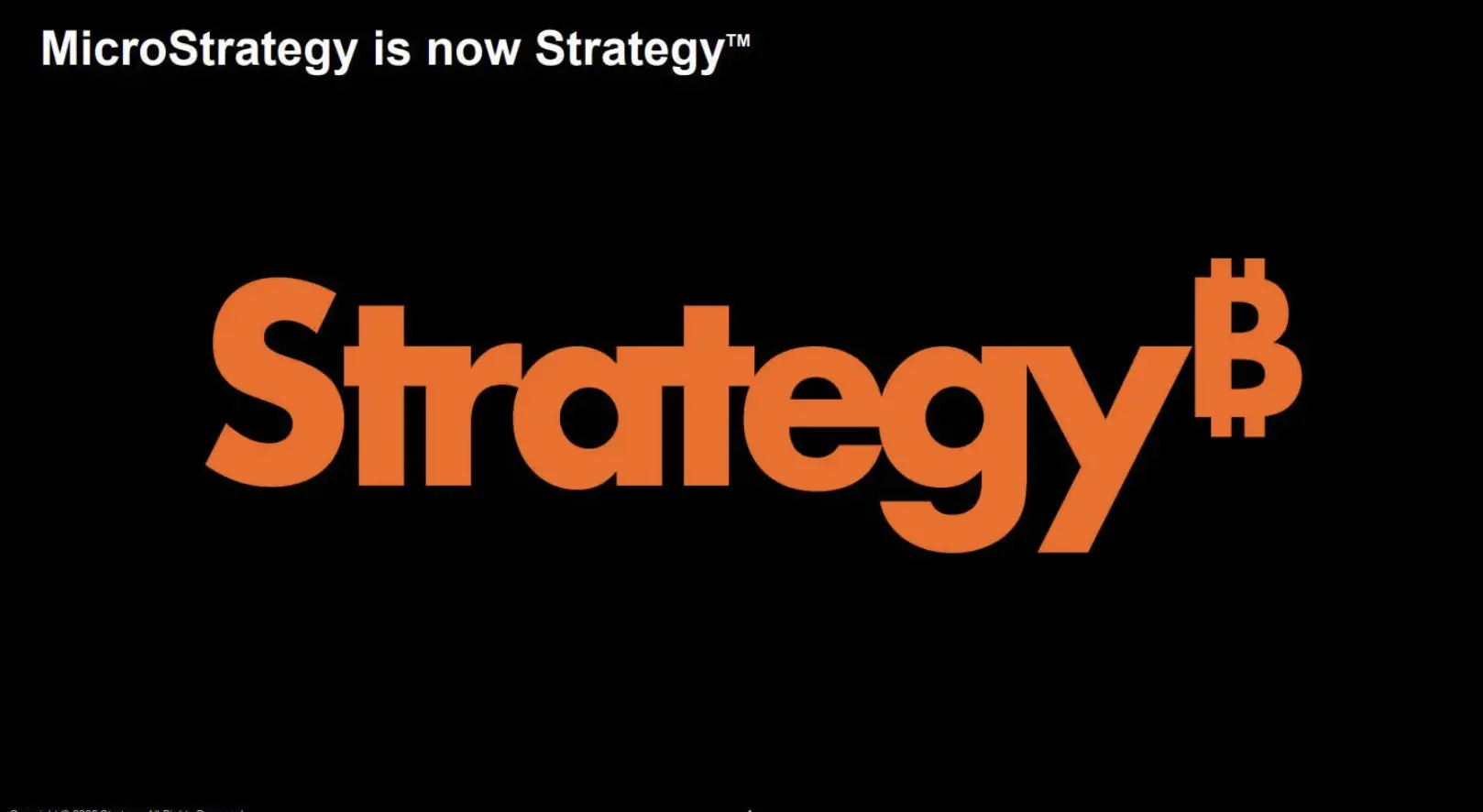 MicroStrategy 更名为 “Strategy”，Q4 比特币持有量几乎翻番，想做比特币“智能杠杆”