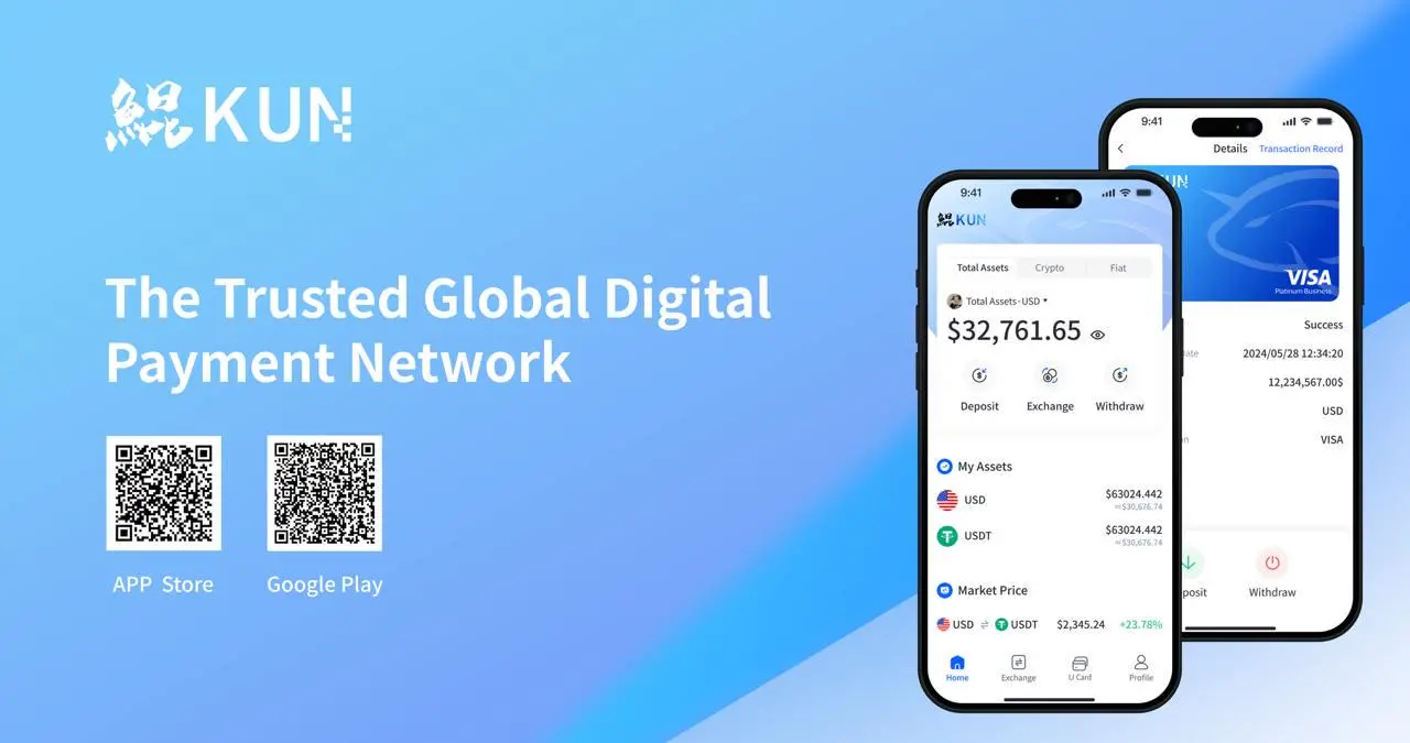 KUN, a global digital payment service provider, has completed a seed round financing of tens of millions of US dollars, led by BAI Capital